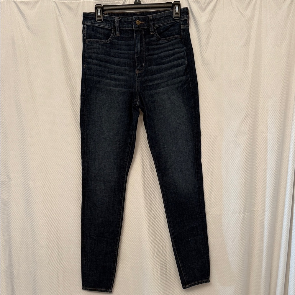 American Eagle Outfitters Dark Blue Highest Rise Jean Jeggings